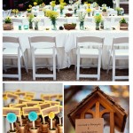 board Yellow and Grey Wedding