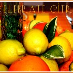citrus Lemon Orange Centerpieces Picture