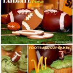 Football Tailgating Table Cupcakes