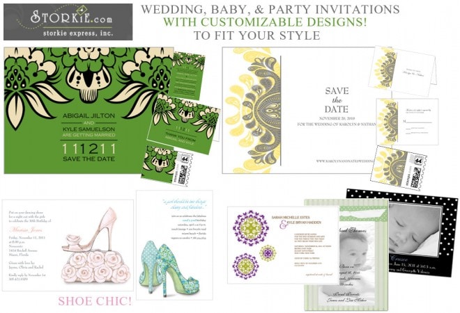 save the dates, invitations, baby announcements