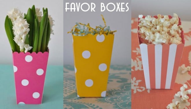 popcorn favor boxes by hicks paper goods