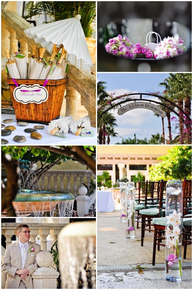 purple spring wedding ideas