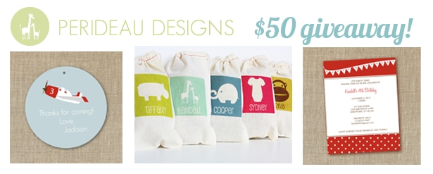 perideau designs giveaway