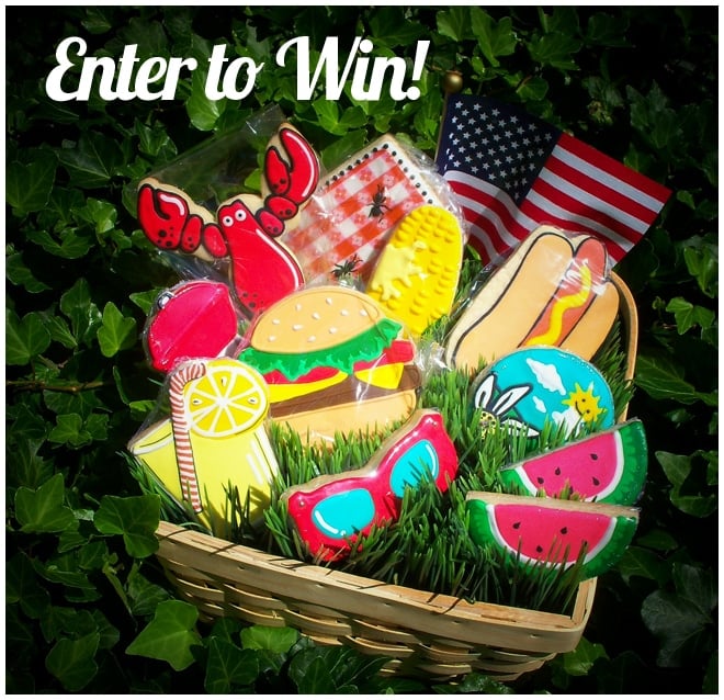 enter to win free summer picnic basket cookies