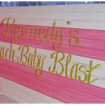 beach baby shower sign