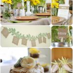 rustic garden themed baby shower 1