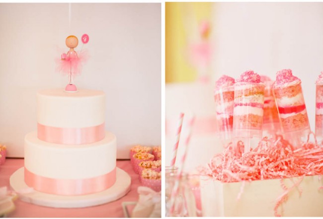little girl's ballerina birthday party
