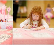 little girl's ballerina birthday party