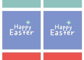 Happy Easter Cupcake Toppers