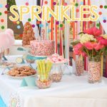 sprinkles themed birthday party