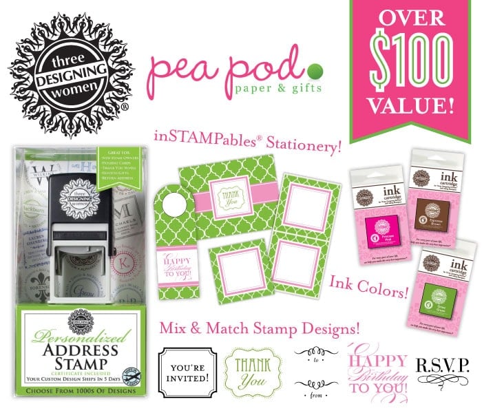 Pea Pod Paper & Gifts Giveaway on Pizzazzerie.com