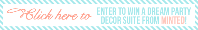 Minted + Pizzazzerie Party Decor Giveaway