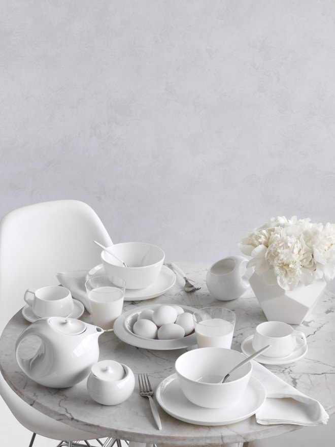 Minimalist White Modern Table