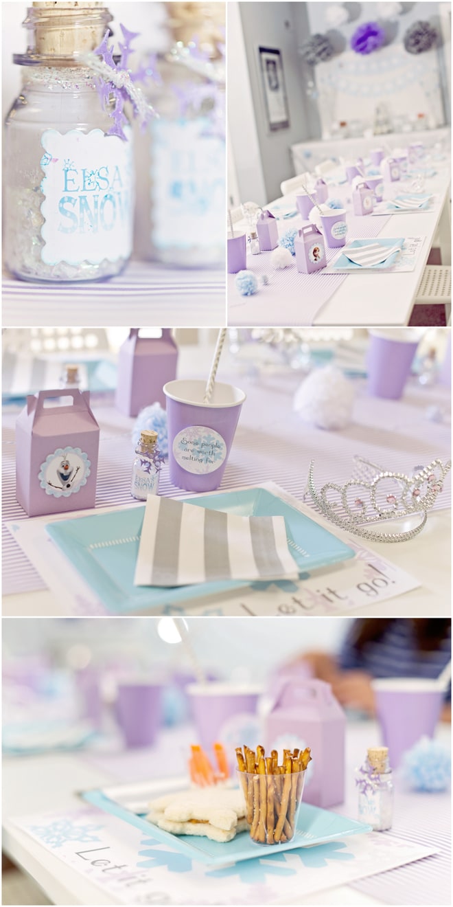 Frozen Themed Birthday Party Pizzazzerie