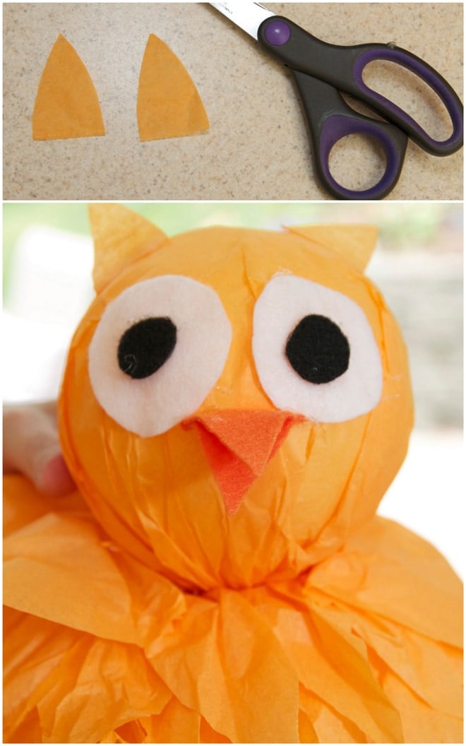 Pom-Pom Owl Craft