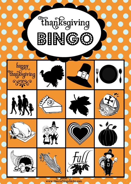 blank thanksgiving bingo cards that are printable