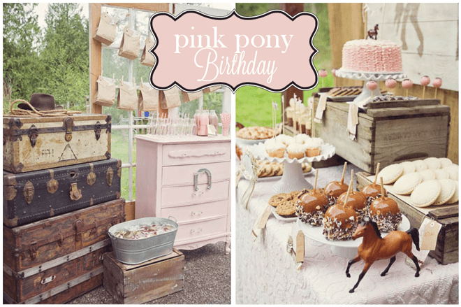 Vintage Pink Pony Birthday Party!