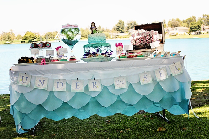 Ombre Mermaid Birthday Party!