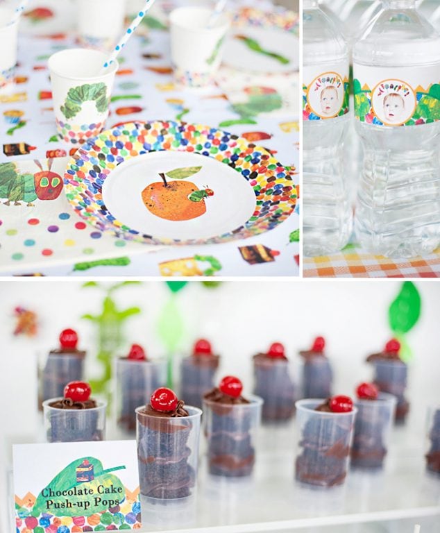 The Very Hungry Caterpillar Tableware Party Child Blue Green Red main image 1