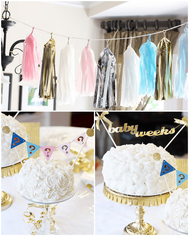 Pops Of Gold Gender Reveal Party Pizzazzerie