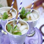 Lavender Mint Juleps for a sweet Derby Party