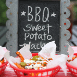 Grilled BBQ Sweet Potato Nachos!