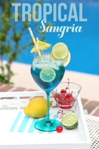 Tropical BLUE Sangria!