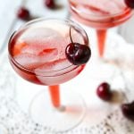 Cherry Mimosas that are my new favorite party cocktail!