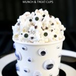 Absolutely the cutest and easiest way to jazz up popcorn for Halloween, especially for watching Halloween Movies! Monster Munch Recipe!
