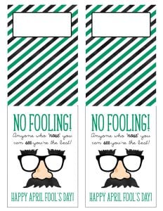 Cute Free April Fool's Day Printable Cute Free April Fool's Day Printable