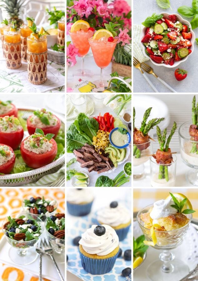 spring dinner party recipes