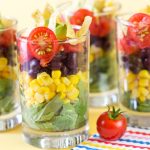 Mini Layered Southwestern Salads! Serve this at your next party!