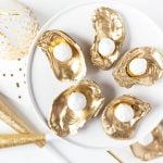 NYE Dessert: Champagne Truffles on the Half Shell