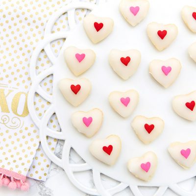 Valentine's Day Heart Petit Fours Recipe!