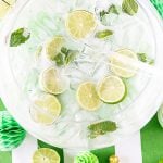 St. Patrick's Day Mojito Sherbet Punch Recipe