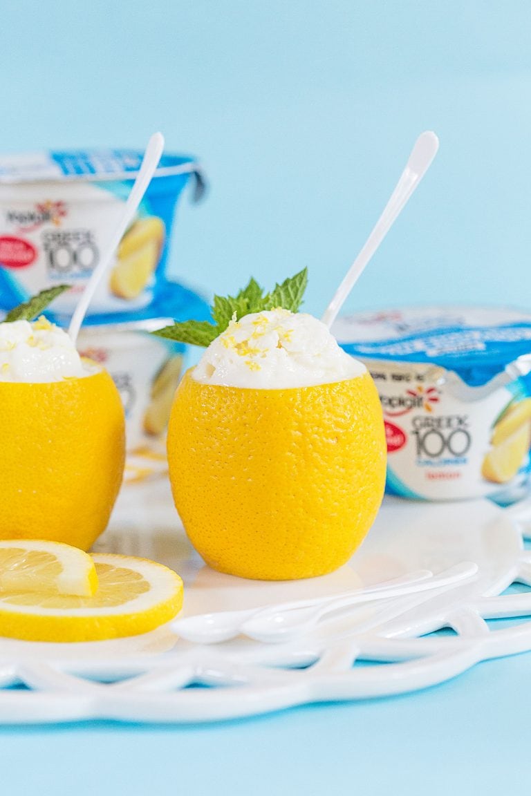 Delicious Lemon Frozen Yogurt Cups Pizzazzerie