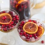 Cranberry Blood Orange Sangria, perfect for the holidays!