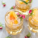 Sweet Georgia Peach Smash | Bourbon Cocktail