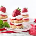 Strawberry Shortcake Stacks, simple and cute dessert for parties or everyday celebrations!