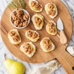 Candied Walnut Bruschetta Recipe #appetizer