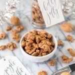 The best cinnamon sugar candied walnuts recipe!