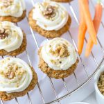 Carrot Cake Cookies with Cream Cheese Frosting