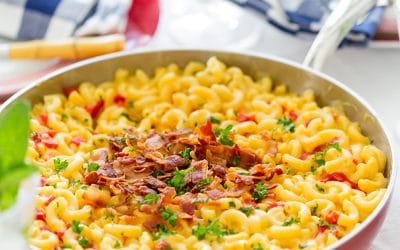 Southern Skillet Pimento Macaroni and Cheese