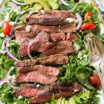 black and blue steak salad