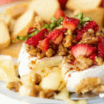 Strawberry Balsamic Baked Brie