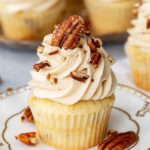 Pecan Pie Cupcakes for Thanksgiving