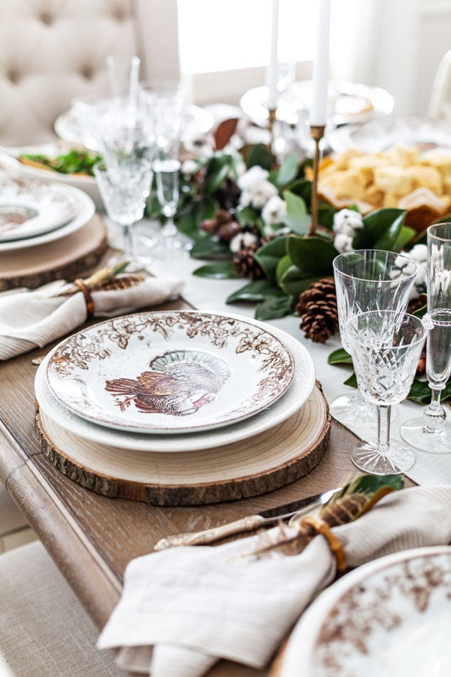 Southern Thanksgiving Table Setting