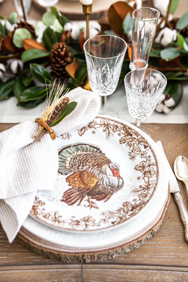 Southern Thanksgiving Place setting