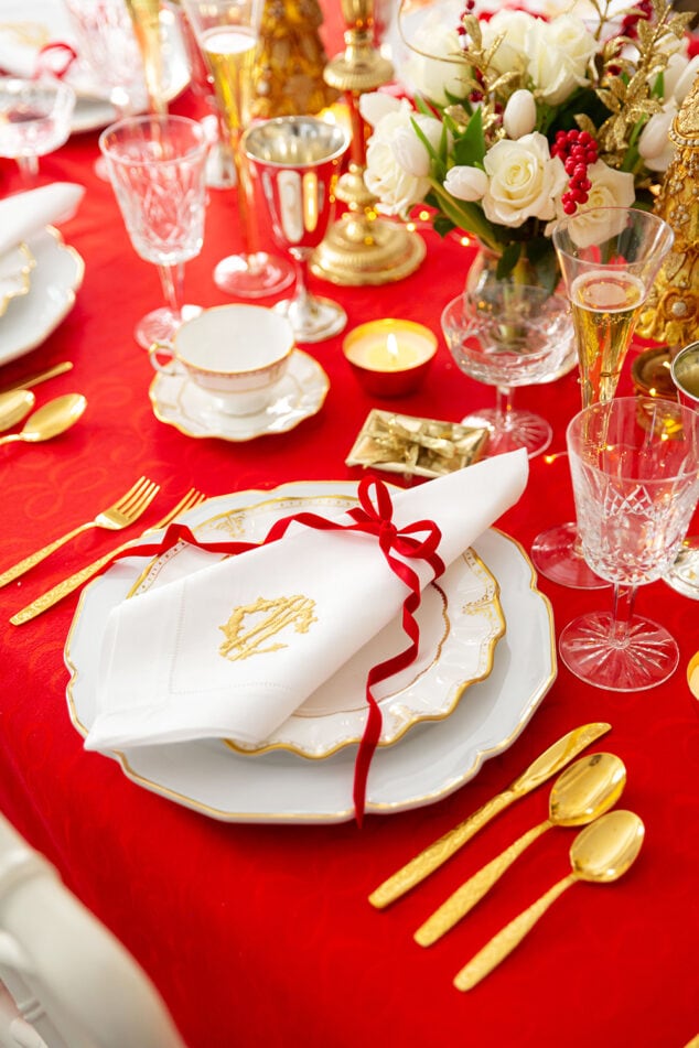Southern Christmas Tablescape