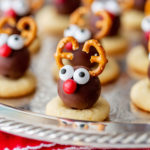 Reindeer Truffle Christmas Cookies